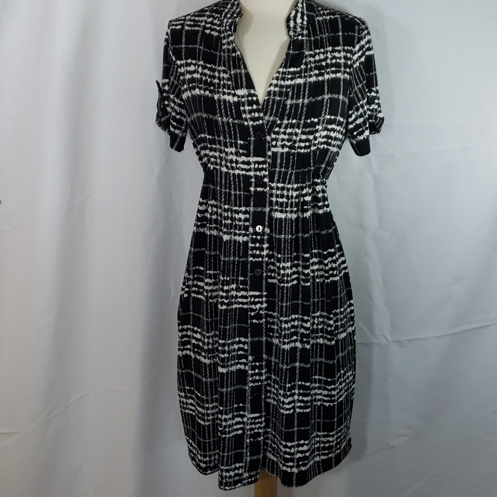 EnFocus Studio Black and White Dress
